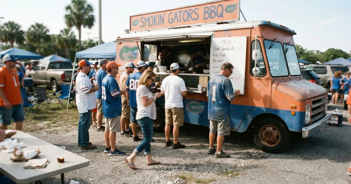 BBQ for game day: tailgates, watch parties, and food trucks